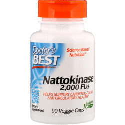 Doctor's Best Nattokinase 2000 FUs 90 Capsules Doctor's Best Nattokinase 2000 FUs 90 Capsules