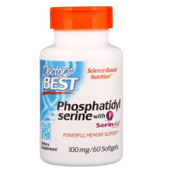 Doctor's Best Phosphatidyl serine with SerinAid 100mg 60 Softgels Doctor's Best Phosphatidyl serine with SerinAid 100mg 60 Softgels