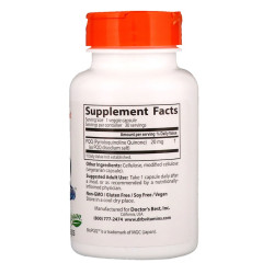 Doctor's Best PQQ with BioPQQ 20mg 30 Capsules Doctor's Best PQQ with BioPQQ 20mg 30 Capsules