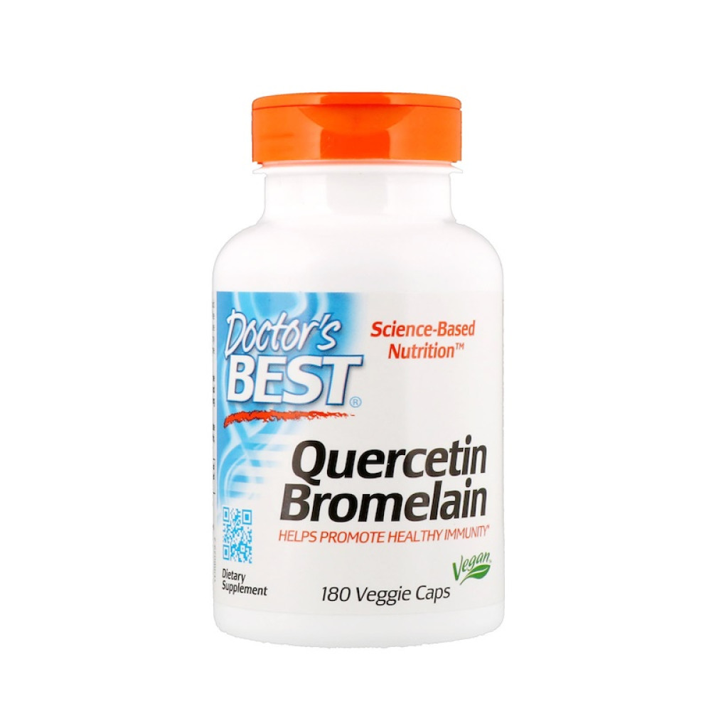 Doctor's Best Quercetin Bromelain 180 Capsules HealthP