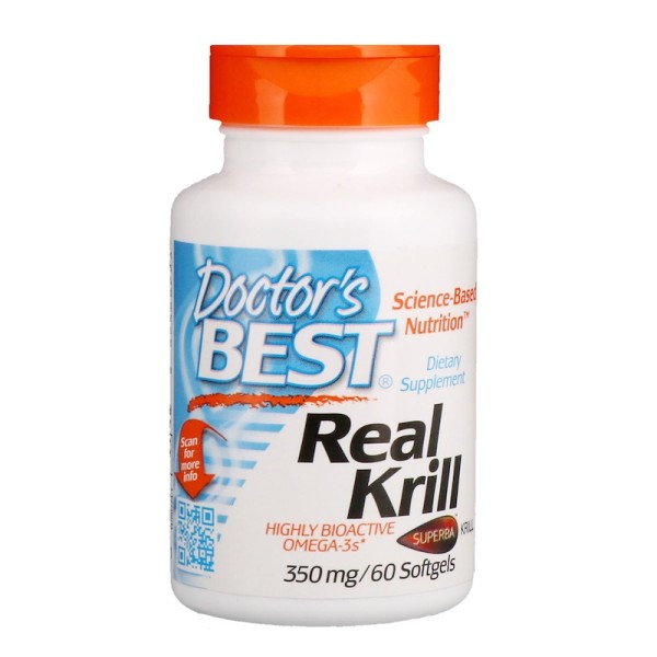 Doctor's Best Real Krill 350mg 60 Softgels