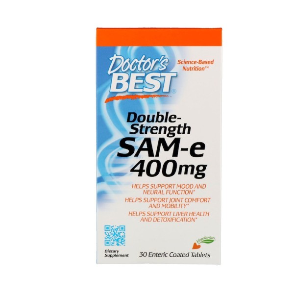 Doctor's Best SAM-e Double Strength 400mg 30 Tablets