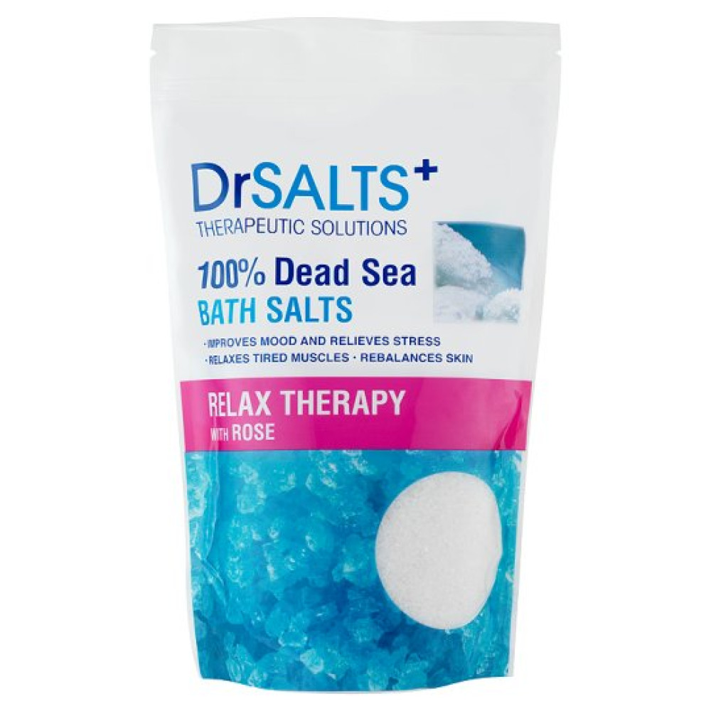 Dr Salts+ Relax Therapy Rose Bath Salts 1kg - HealthPorter