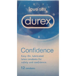 Durex Confidence Condoms 56mm Width 12s Durex Confidence Condoms 56mm Width 12s