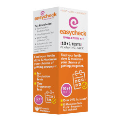 EasyCheck Ovulation Kit 10 + 1 Tests EasyCheck Ovulation Kit 10 + 1 Tests