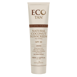Eco Tan Natural Coconut Sunscreen SPF30 150ml Eco Tan Natural Coconut Sunscreen SPF30 150ml