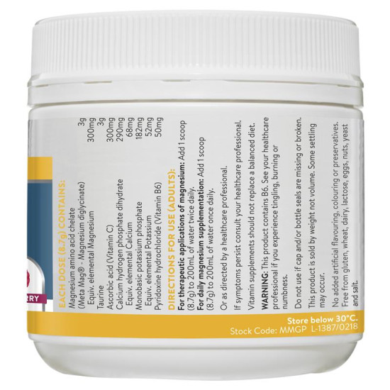 Megazorb Mega Magnesium Powder Raspberry Flavour Megazorb Mega Magnesium Powder Raspberry Flavour