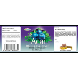 Everyday Health Acai Berry Extract Super Antioxidant 60 Capsules Everyday Health Acai Berry Extract Super Antioxidant 60 Capsules