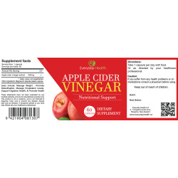 Everyday Health Apple Cider Vinegar 60 Capsules Everyday Health Apple Cider Vinegar 60 Capsules