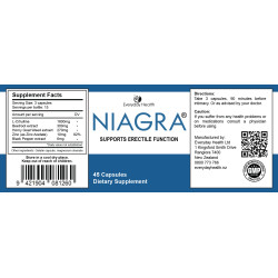 Everyday Health Niagra Erectile Function Support 45 Capsules