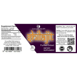 Everyday Health Shilajit 60 Capsules Everyday Health Shilajit 60 Capsules