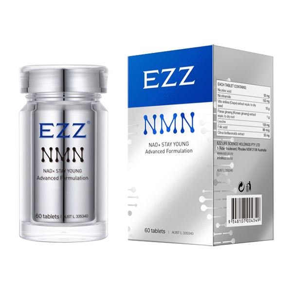 EZZ NMN NAD+ Stay Young 60 Tablets