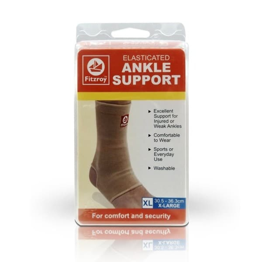 Fitzroy Elasticated Ankle Support XLarge HealthPorter