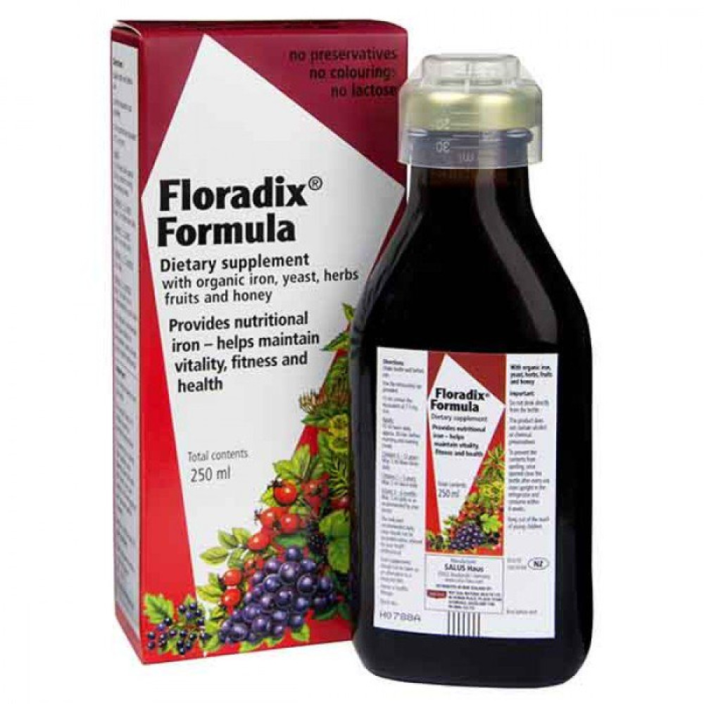 Floradix Iron & Vitamins 250ml Liquid HealthPorter