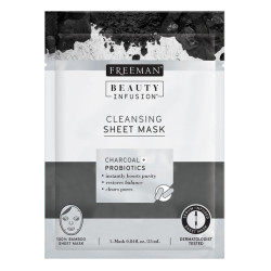 Freeman Beauty Infusion Charcoal Sheet Mask Freeman Beauty Infusion Charcoal Sheet Mask