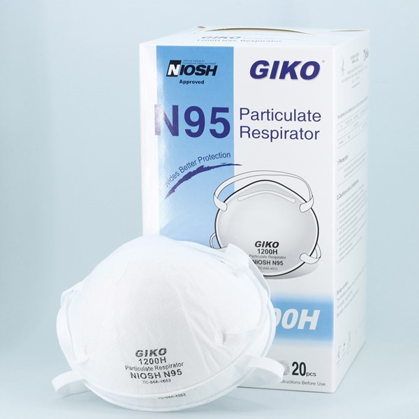 Giko 1200 Particulate Respirator Niosh N95 Face Masks