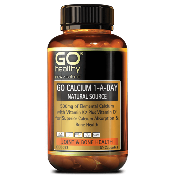 GO Healthy GO Calcium 1-A-Day 60 Capsules 