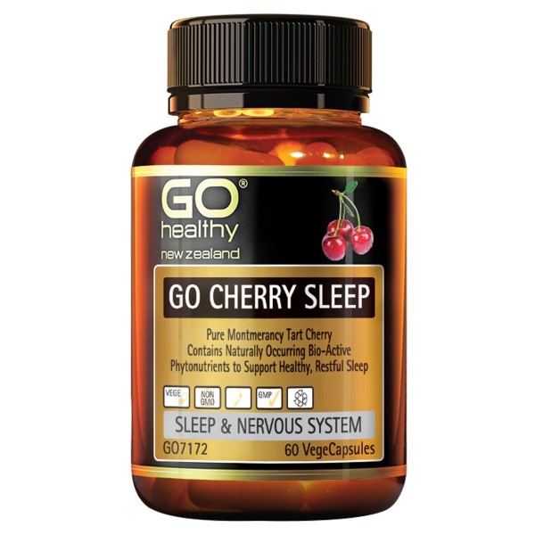 GO Healthy GO Cherry Sleep 60 Capsules 
