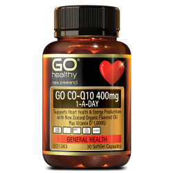 GO Healthy GO CoQ10 400mg 30 Capsules GO Healthy GO CoQ10 400mg 30 Capsules
