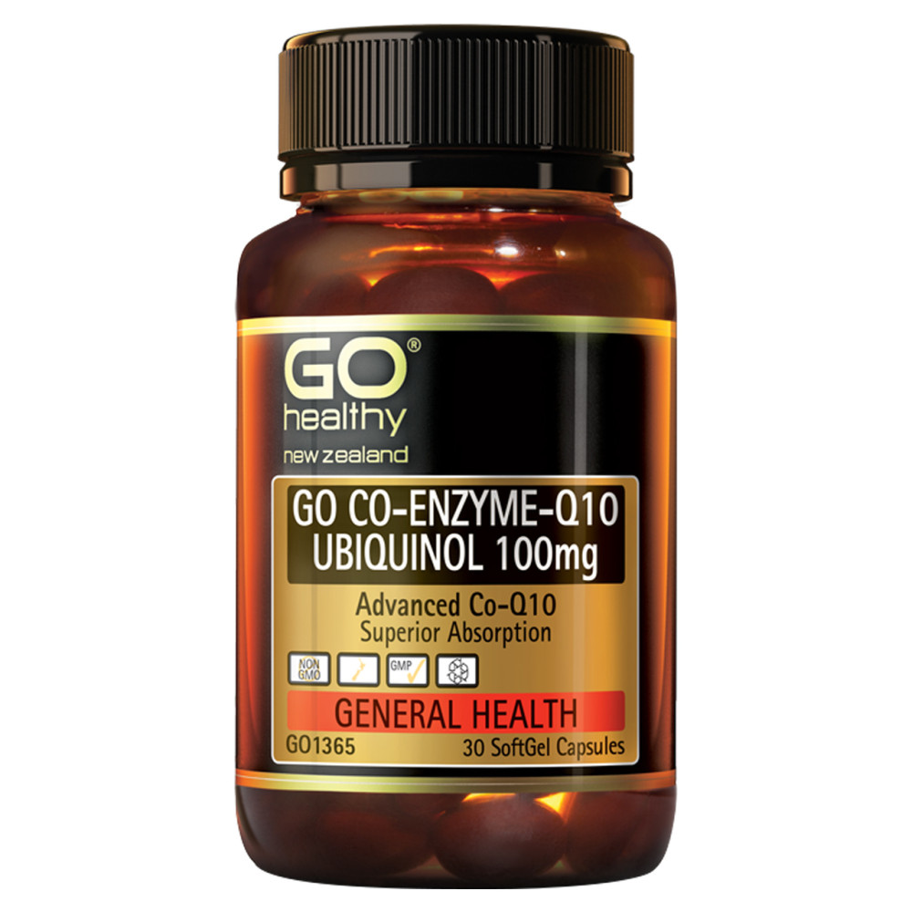 GO Healthy GO CoQ10 Ubiquinol 100mg 30 Capsules Health GO Healthy GO CoQ10 Ubiquinol 100mg 30 Capsules Health