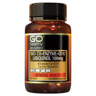 GO Healthy GO CoQ10 Ubiquinol 100mg 30 Capsules GO Healthy GO CoQ10 Ubiquinol 100mg 30 Capsules