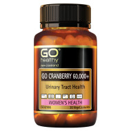 GO Healthy GO Cranberry 60,000+ 30 Capsules GO Healthy GO Cranberry 60,000+ 30 Capsules