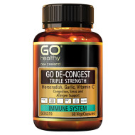 GO Healthy GO De Congest Triple Strength 60 Capsules GO Healthy GO De Congest Triple Strength 60 Capsules
