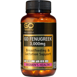 GO Healthy GO Fenugreek 3000mg 120 Capsules GO Healthy GO Fenugreek 3000mg 120 Capsules