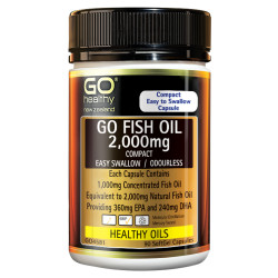 GO Healthy GO Fish Oil 2000mg Odourless 90 Capsules GO Healthy GO Fish Oil 2000mg Odourless 90 Capsules