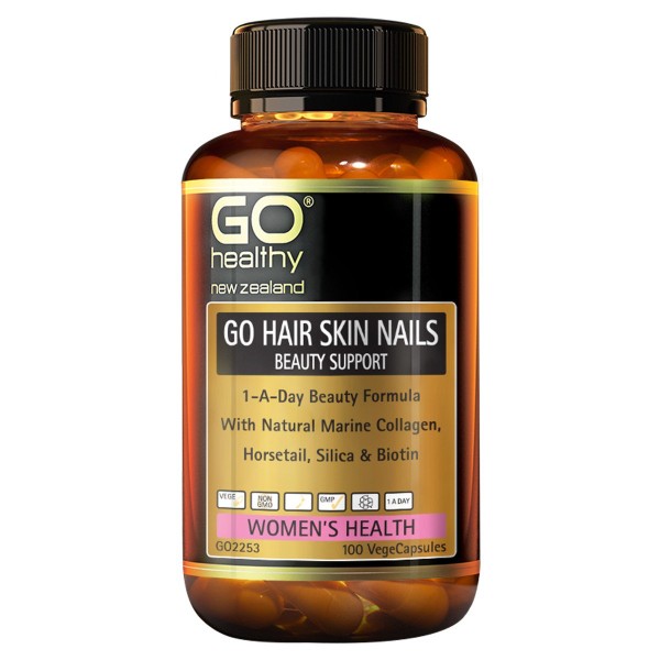 GO Healthy GO Hair Skin Nails Beauty Support 100 Capsules