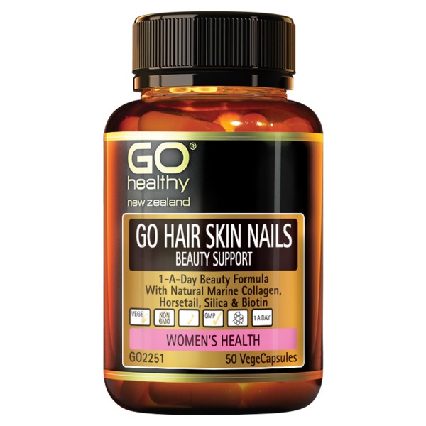 GO Healthy GO Hair Skin Nails Beauty Support 50 Capsules