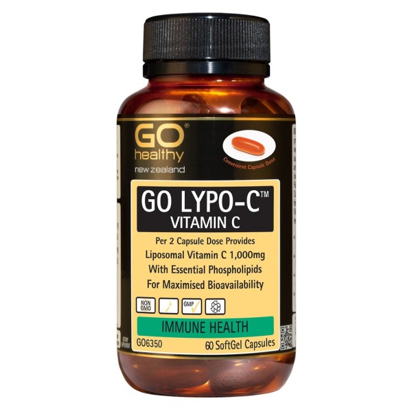 GO Healthy GO Lypo C Liposomal Vitamin C 60 Capsules
