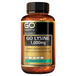 GO Healthy GO Lysine 1000mg 60 Capsules GO Healthy GO Lysine 1000mg 60 Capsules