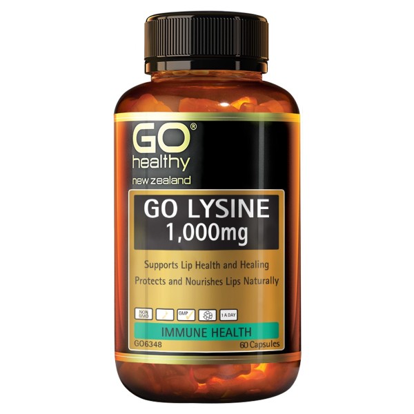 GO Healthy GO Lysine 1000mg 60 Capsules
