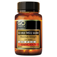GO Healthy GO Milk Thistle 50,000 30 Capsules GO Healthy GO Milk Thistle 50,000 30 Capsules