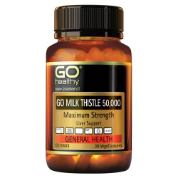 GO Healthy GO Milk Thistle 50,000 30 Capsules GO Healthy GO Milk Thistle 50,000 30 Capsules