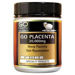 GO Healthy GO Placenta 20000mg 180 Capsules GO Healthy GO Placenta 20000mg 180 Capsules