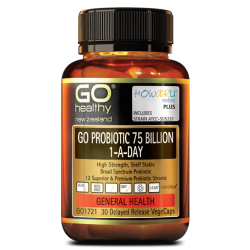 GO Healthy GO Probiotic 75 Billion 30 Capsules GO Healthy GO Probiotic 75 Billion 30 Capsules