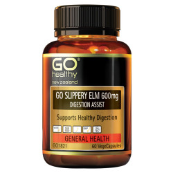 GO Healthy GO Slippery Elm 600mg 60 Capsules GO Healthy GO Slippery Elm 600mg 60 Capsules