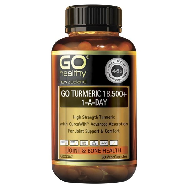 GO Healthy GO Turmeric 18500+ 1-A-Day Capsules