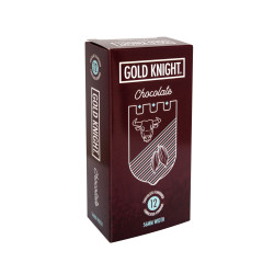 Gold Knight Condoms Chocolate Flavoured 56mm Width 12s Gold Knight Condoms Chocolate Flavoured 56mm Width 12s