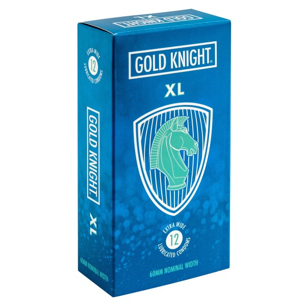 Gold Knight Condoms Extra Large XL 60mm Width