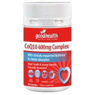 Good Health CoQ10 400mg Complex 25 Capsules Good Health CoQ10 400mg Complex 25 Capsules