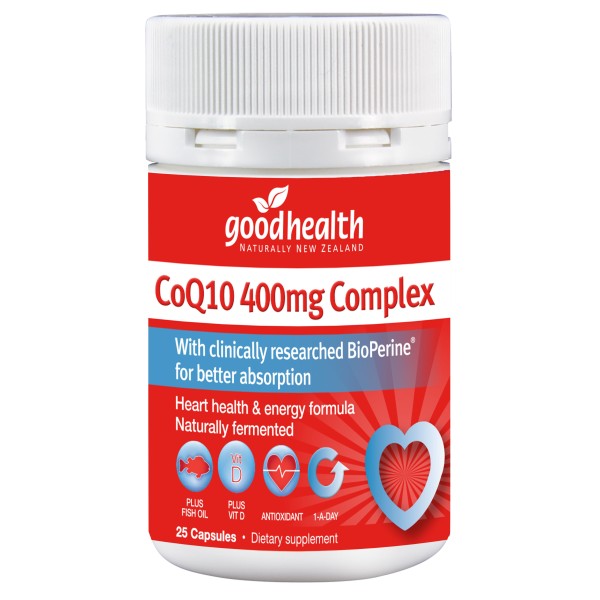 Good Health CoQ10 400mg Complex 25 Capsules