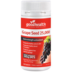 Good Health Grape Seed 25000 120 Capsules  Good Health Grape Seed 25000 120 Capsules