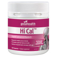 Good Health Hi Cal Liquid Calcium & Vitamin D 150 Capsules Good Health Hi Cal Liquid Calcium & Vitamin D 150 Capsules