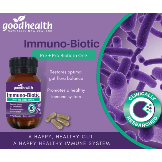 Immuno-Biotic - Contains a PRE & PRO Biotic in one! Immuno-Biotic - Contains a PRE & PRO Biotic in one!