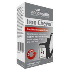 Good Health Iron Chews 30 Tablets  Good Health Iron Chews 30 Tablets