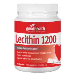Good Health Lecithin 1200mg 200 Capsules  Good Health Lecithin 1200mg 200 Capsules