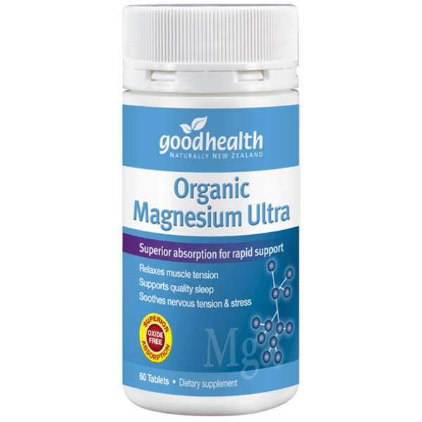 Good Health Organic Magnesium Ultra 60 Tablets